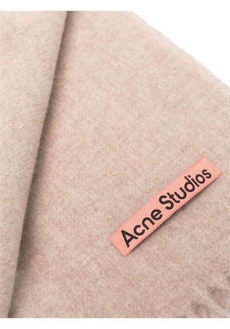 Sciarpa con applicazione in rosa - unisex ACNE STUDIOS | CA0209633